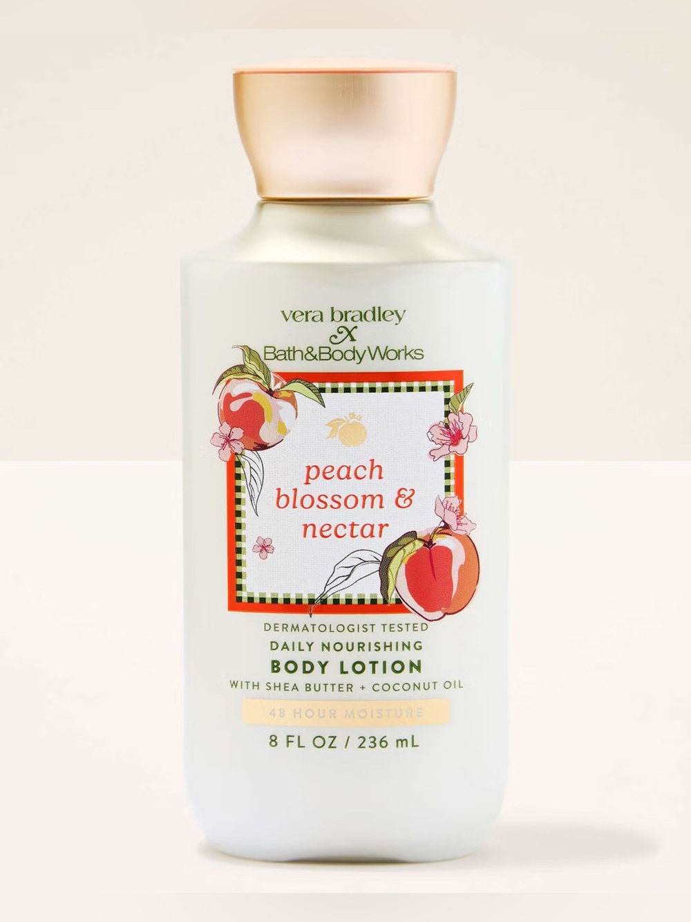 Vera Bradley X Bath & Body Works Peach Blossom & Nectar Body Lotion